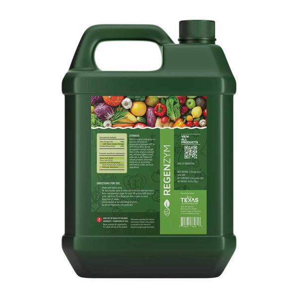 Regenzym - The Ultimate Horticultural Enzyme Formula for Professional Growers - A Scientifically Optimized Solution Ensuring Superior Crop Performance - Perfect for Tomatoes and Vegetables,  Maximizing Harvests with Unmatched Efficiency!