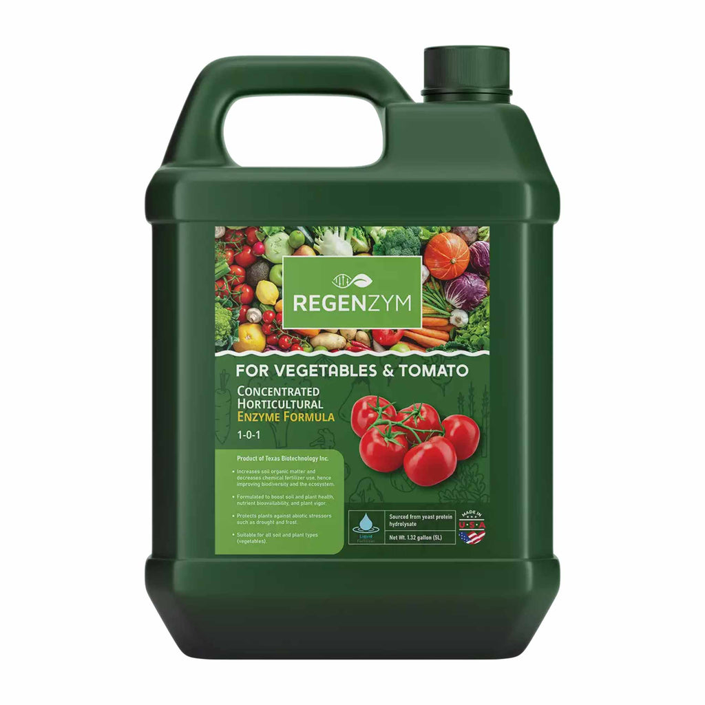 Regenzym - The Ultimate Horticultural Enzyme Formula for Professional Growers - A Scientifically Optimized Solution Ensuring Superior Crop Performance - Perfect for Tomatoes and Vegetables,  Maximizing Harvests with Unmatched Efficiency!